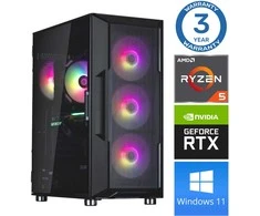 Stacionarus kompiuteris INTOP Ryzen 5 3600 32GB 1TB SSD M.2 NVME+4TB RTX3050 6GB WIN11 (RW80871WH) (Atnaujinta)