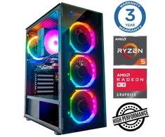 Stacionarus kompiuteris INTOP Ryzen 5 3600 16GB 1TB SSD M.2 NVME+4TB RX580 8GB no-OS (RW81045NS) (Atnaujinta)
