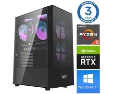 Stacionarus kompiuteris INTOP Ryzen 5 3600 32GB 250SSD M.2 NVME+4TB RTX3050 6GB WIN11 (RW80893WH) (Atnaujinta)