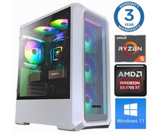 Stacionarus kompiuteris INTOP Ryzen 5 3600 64GB 1TB SSD M.2 NVME+2TB RX6600 8GB WIN11 (RW68480WH) (Atnaujinta)