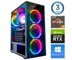Stacionarus kompiuteris INTOP Ryzen 5 3600 16GB 250SSD M.2 NVME RTX5060Ti 16GB WIN11Pro (RW67737) (Atnaujinta)