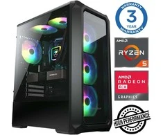 Stacionarus kompiuteris INTOP Ryzen 5 5500 32GB 1TB SSD M.2 NVME RX580 8GB no-OS (RW39574NS)