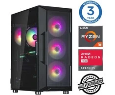 Stacionarus kompiuteris INTOP Ryzen 5 5500 32GB 1TB SSD M.2 NVME RX580 8GB no-OS (RW36685NS)