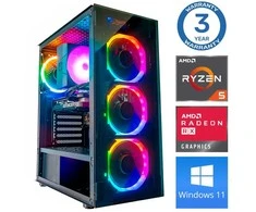 Stacionarus kompiuteris INTOP Ryzen 5 5500 32GB 1TB SSD M.2 NVME RX580 8GB WIN11 (RW49600WH)