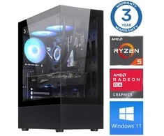Stacionarus kompiuteris INTOP Ryzen 5 5500 16GB 500SSD M.2 NVME RX580 8GB WIN11 (RW49550WH)
