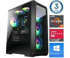 Stacionarus kompiuteris INTOP Ryzen 5 5500 32GB 1TB SSD M.2 NVME RX580 8GB WIN11 (RW39575WH)