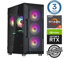 Stacionarus kompiuteris INTOP Ryzen 5 5500 16GB 500SSD M.2 NVME+4TB RTX3050 6GB no-OS (RW72035NS) (Atnaujinta)