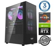 Stacionarus kompiuteris INTOP Ryzen 5 5500 16GB 250SSD M.2 NVME+4TB RTX3050 6GB no-OS (RW72118NS) (Atnaujinta)