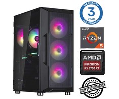 Stacionarus kompiuteris INTOP Ryzen 5 5600X 32GB 1TB SSD M.2 NVME+2TB RX6600 8GB no-OS (RW64969NS)
