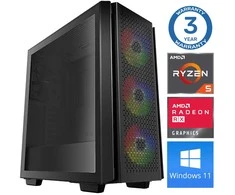 Stacionarus kompiuteris INTOP Ryzen 5 5600X 16GB 500SSD M.2 NVME+4TB RX580 8GB WIN11Pro (RW71862) (Atnaujinta)