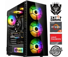 Stacionarus kompiuteris INTOP Ryzen 5 5600X 16GB 250SSD M.2 NVME+2TB RX9060XT 16GB no-OS (RW93298NS) (Atnaujinta)