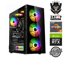 Stacionarus kompiuteris INTOP Ryzen 5 5600X 32GB 250SSD M.2 NVME RTX5070 12GB no-OS (RW88358NS) (Atnaujinta)