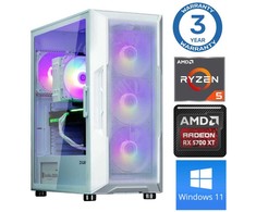 Stacionarus kompiuteris INTOP Ryzen 5 5600X 64GB 1TB SSD M.2 NVME+2TB RX6600 8GB WIN11 (RW65077WH)
