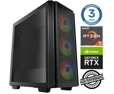 Stacionarus kompiuteris INTOP Ryzen 5 5600X 16GB 240SSD M.2 NVME RTX5060Ti 16GB no-OS (RW44162NS)