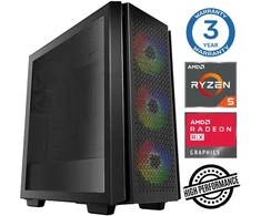 Stacionarus kompiuteris INTOP Ryzen 5 5600X 16GB 1TB SSD M.2 NVME RX580 8GB no-OS (RW31054NS)