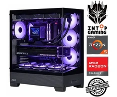 Stacionarus kompiuteris INTOP Ryzen 5 7500F 16GB DDR5 1TB SSD M.2 NVME+2TB RX9060XT 16GB no-OS (RW91554NS) (Atnaujinta)