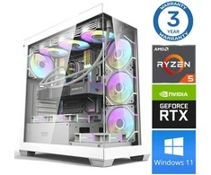 Stacionarus kompiuteris INTOP Ryzen 5 7500F 64GB DDR5 1TB SSD M.2 NVME+4TB RTX5060 8GB WIN11 (RW75146WH) (Atnaujinta)