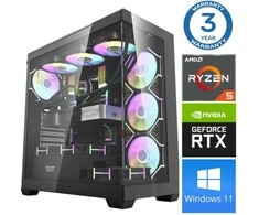 Stacionarus kompiuteris INTOP Ryzen 5 7500F 16GB DDR5 1TB SSD M.2 NVME RTX5060 8GB WIN11 (RW53610WH)