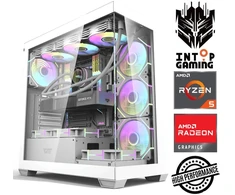 Stacionarus kompiuteris INTOP Ryzen 5 7500F 32GB DDR5 1TB SSD M.2 NVME RX9060XT 16GB no-OS (RW90892NS) (Atnaujinta)