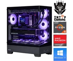 Stacionarus kompiuteris INTOP Ryzen 5 7500F 16GB DDR5 1TB SSD M.2 NVME RX9060XT 16GB WIN11Pro (RW91641) (Atnaujinta)