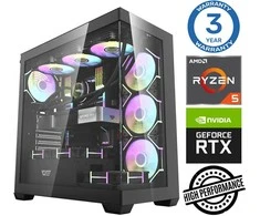 Stacionarus kompiuteris INTOP Ryzen 5 7500F 16GB DDR5 1TB SSD M.2 NVME RTX5070Ti 16GB no-OS (RW41730NS)
