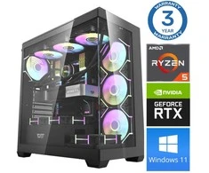 Stacionarus kompiuteris INTOP Ryzen 5 7500F 16GB DDR5 1TB SSD M.2 NVME+2TB RTX5060Ti 16GB WIN11Pro (RW44633)