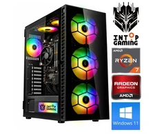 Stacionarus kompiuteris INTOP Ryzen 7 5700G 32GB 1TB SSD M.2 NVME+2TB Radeon Graphics WIN11 (RW88867WH) (Atnaujinta)