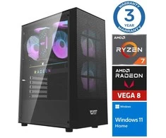 Stacionarus kompiuteris INTOP Ryzen 7 5700G 32GB 500SSD M.2 NVME+4TB Radeon RX Vega 8 WIN11 (RW72150WH) (Atnaujinta)