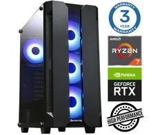 Stacionarus kompiuteris INTOP Ryzen 7 5700X 32GB 500SSD M.2 NVME RTX3050 8GB no-OS (RW28528NS)