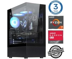 Stacionarus kompiuteris INTOP Ryzen 7 5700X 32GB 500SSD M.2 NVME RX580 8GB no-OS (RW49506NS)