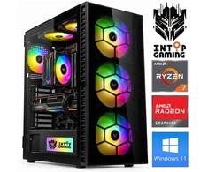 Stacionarus kompiuteris INTOP Ryzen 7 5700X 32GB 250SSD M.2 NVME RX9060XT 16GB WIN11 (RW93361WH) (Atnaujinta)