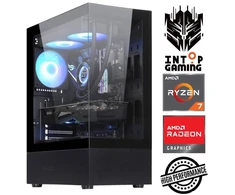 Stacionarus kompiuteris INTOP Ryzen 7 5700X 32GB 1TB SSD M.2 NVME+2TB RX9060XT 16GB no-OS (RW91418NS) (Atnaujinta)