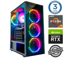 Stacionarus kompiuteris INTOP Ryzen 7 5700X 32GB 1TB SSD M.2 NVME RTX5060 8GB no-OS (RW54614NS)