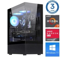 Stacionarus kompiuteris INTOP Ryzen 7 5700X 32GB 1TB SSD M.2 NVME+4TB RX580 8GB WIN11 (RW74381WH) (Atnaujinta)