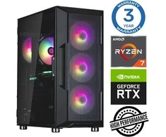 Stacionarus kompiuteris INTOP Ryzen 7 5700X 16GB 1TB SSD M.2 NVME RTX3050 6GB no-OS (RW36294NS)