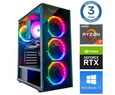 Stacionarus kompiuteris INTOP Ryzen 7 5700X 16GB 500SSD M.2 NVME+4TB RTX5060Ti 16GB WIN11 (RW74193WH) (Atnaujinta)