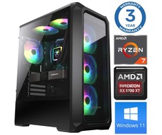 Stacionarus kompiuteris INTOP Ryzen 7 5700X 64GB 1TB SSD M.2 NVME+2TB RX6600 8GB WIN11 (RW65149WH)