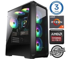 Stacionarus kompiuteris INTOP Ryzen 7 5700X 64GB 1TB SSD M.2 NVME+2TB RX6600 8GB no-OS (RW65145NS)