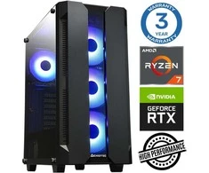 Stacionarus kompiuteris INTOP Ryzen 7 5700X 16GB 250SSD M.2 NVME RTX3050 8GB no-OS (RW28521NS)