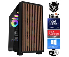 Stacionarus kompiuteris INTOP Ultra 5 225F 64GB DDR5 1TB SSD M.2 NVME RX9060XT 16GB WiFi WIN11 (RW93110WH) (Atnaujinta)
