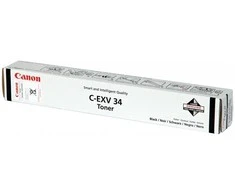 Dažomieji milteliai CANON C-EXV34Bk, Juoda