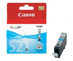 Canon CLI-521C rašalo kasetė, žalsvai mėlyna