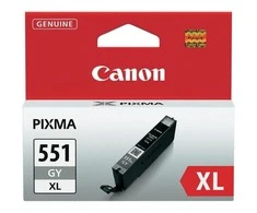 CANON 1LB CLI-551XLGY rašalo kasetė pilkas didelės talpos 3.350 puslapių 1 pak. XL