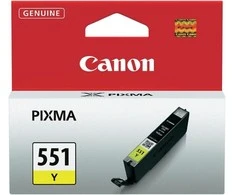 Canon CLI-551 Y | Rašalo kasetė | Geltona