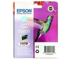 Epson (C13T08054011), šviesiai žydra kasetė