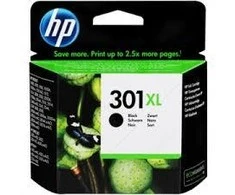 Hewlett Packard (HP) HP 301XL didelės talpos juodo rašalo kasetė, 480 puslapių, skirta HP Deskjet 1000, 1050, 2050, 3000, 3050