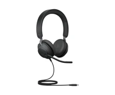 JABRA Evolve2 40 SE MS Stereo Ausinės on-ear su laidu USB-C noise isolating Certified skirta Microsoft Teams