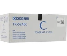 Kasetė Kyocera TK5240C, žalsvai mėlyna