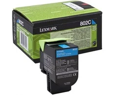 Lexmark 802C kasetė, žalsvai mėlyna