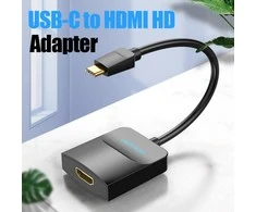 Vention USB-C į HDMI išorinis vaizdo adapteris 0,15 m Juodas